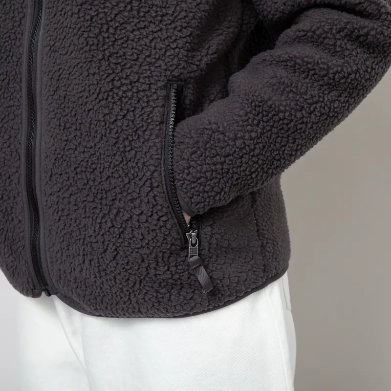 Patagonia Womens Retro Pile Fleece Jacket Ink Black-8