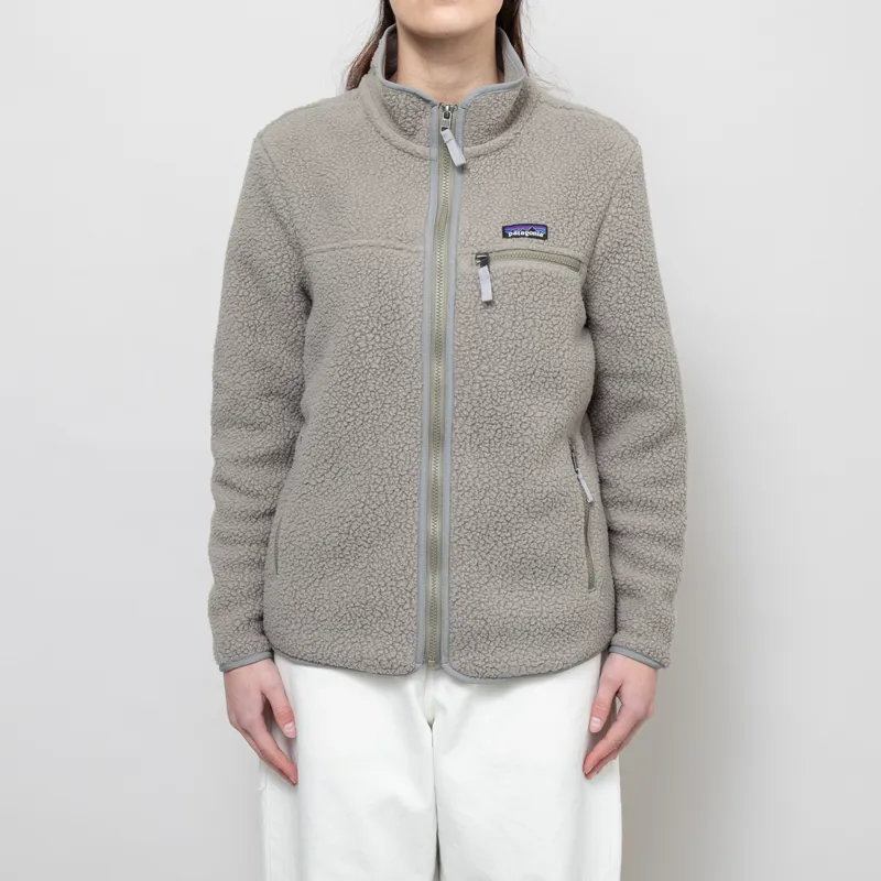 Patagonia Womens Retro Pile Fleece Jacket River Rock Green