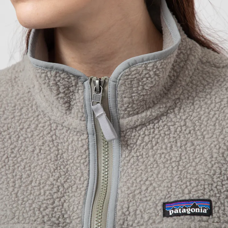 Patagonia Womens Retro Pile Fleece Jacket River Rock Green-6