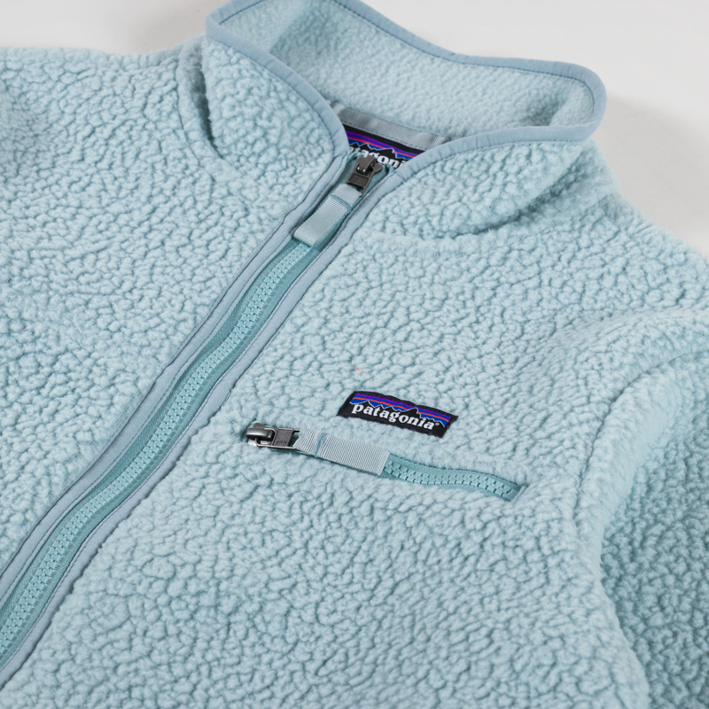 Patagonia Womens Retro Pile Fleece Jacket Thermal Blue-4