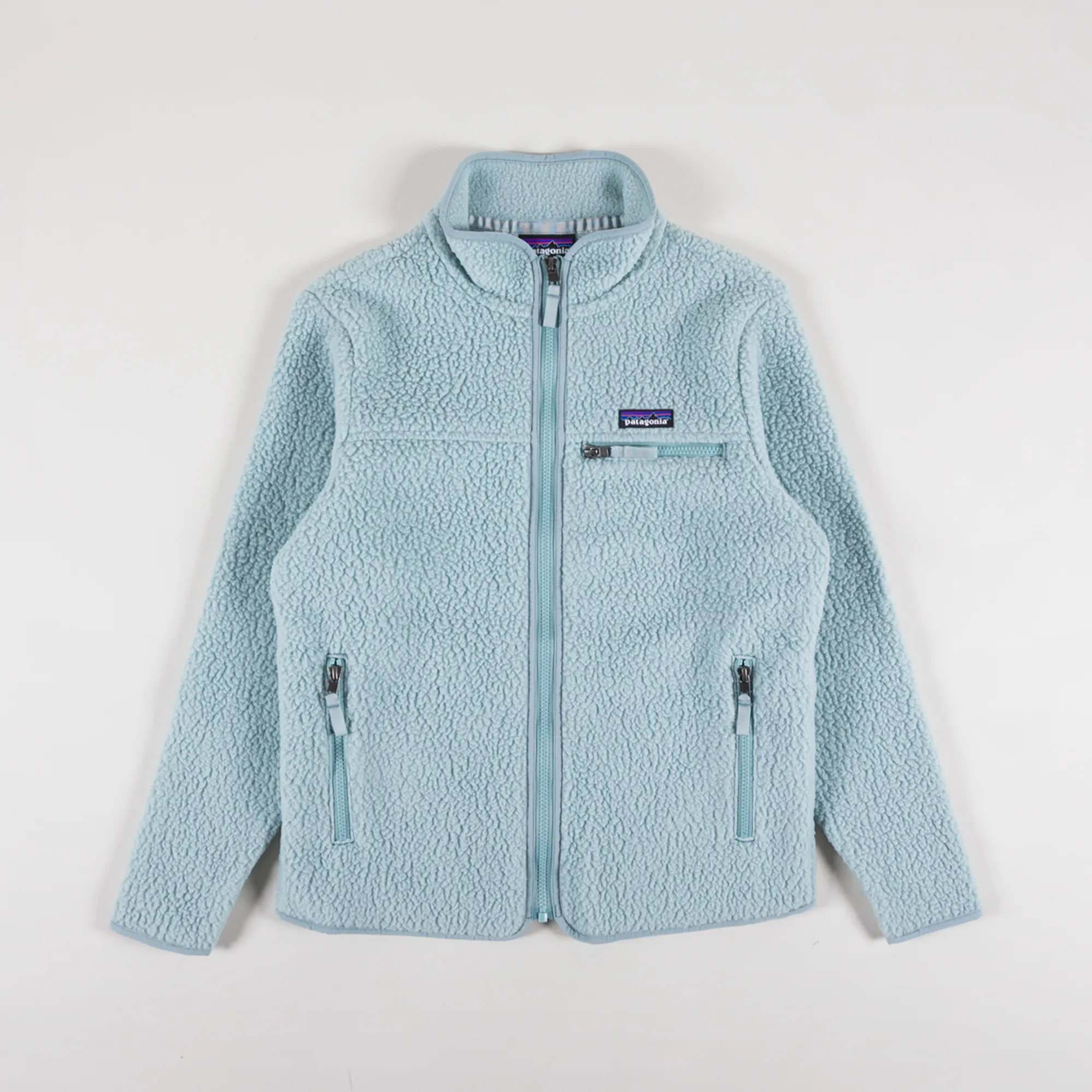 Patagonia Womens Recycled Retro Pile Fleece Jacket Thermal Blue