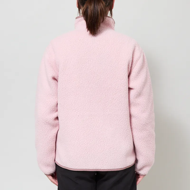 Patagonia Womens Retro Pile Fleece Jacket Fuzzy Mauve-2