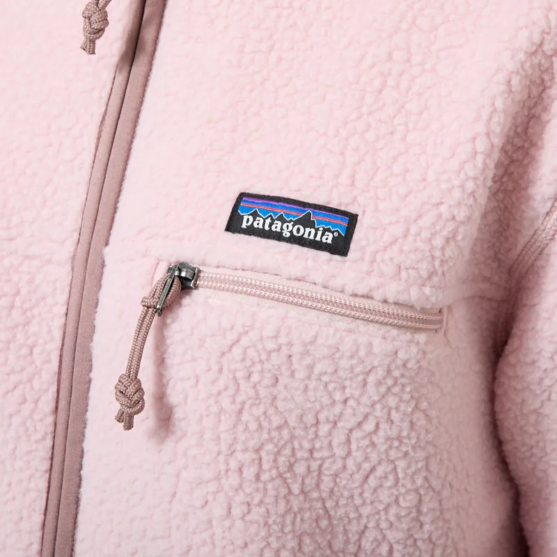 Patagonia Womens Retro Pile Fleece Jacket Fuzzy Mauve-4