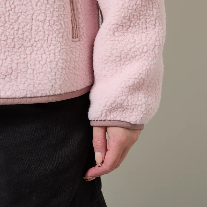 Patagonia Womens Retro Pile Fleece Jacket Fuzzy Mauve-6