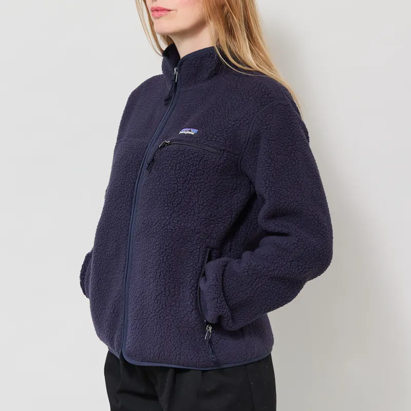 Patagonia Womens Retro Pile Fleece Jacket Sunken Blue-1