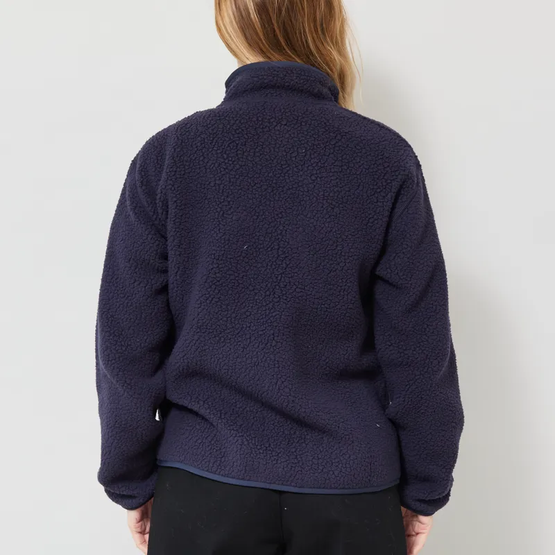 Patagonia Womens Retro Pile Fleece Jacket Sunken Blue-2