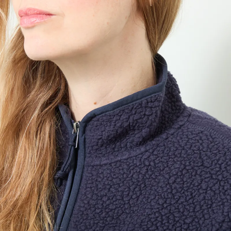 Patagonia Womens Retro Pile Fleece Jacket Sunken Blue-3