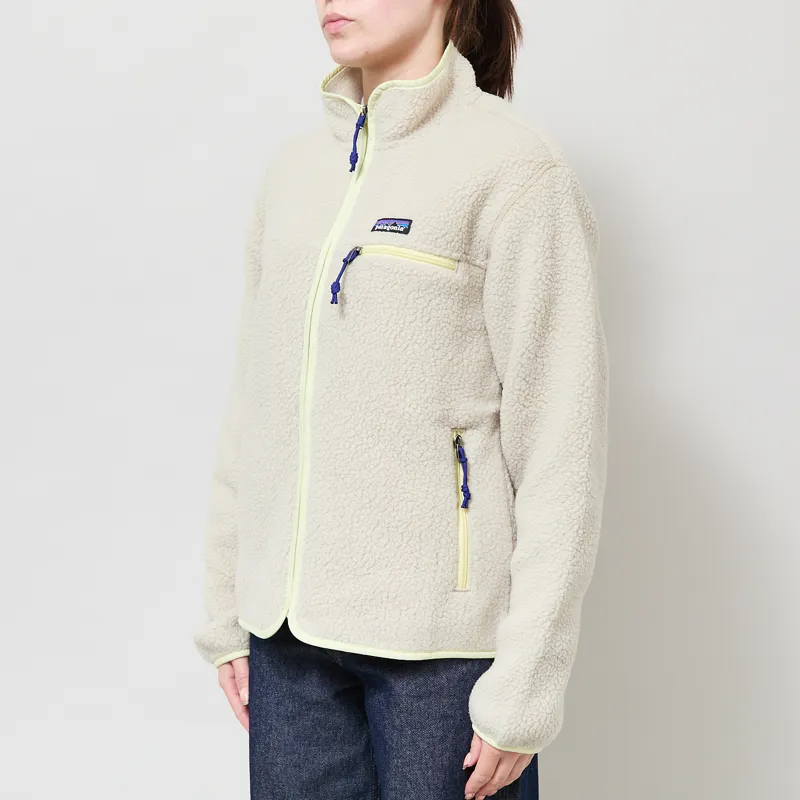 Patagonia Womens Retro Pile Fleece Jacket Weathered Stone-1