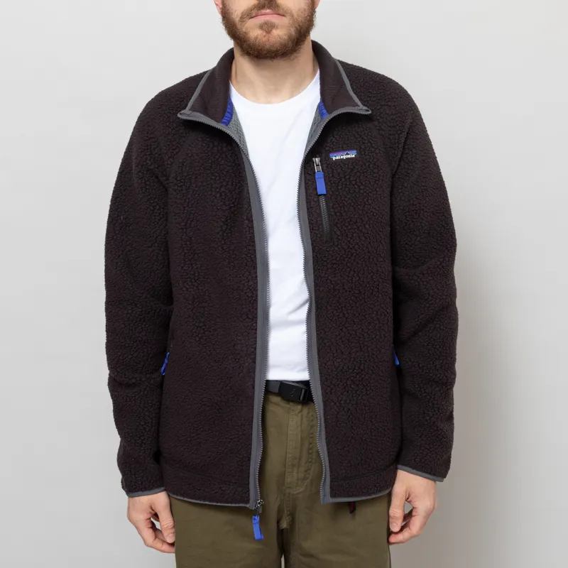Patagonia Retro Pile Fleece Jacket Black Forge Grey-1
