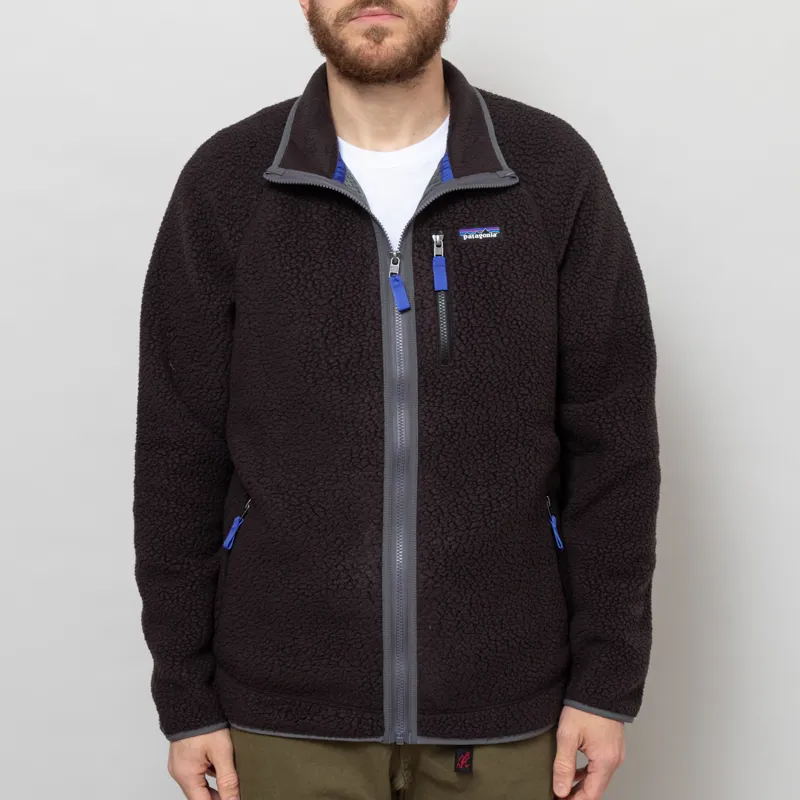 Patagonia Retro Pile Fleece Jacket Black Forge Grey