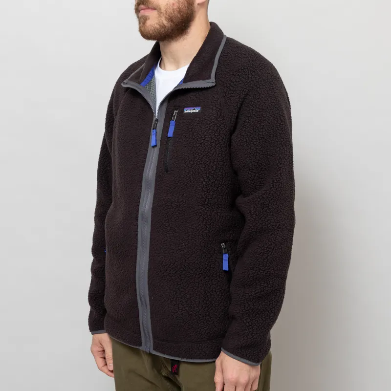 Patagonia Retro Pile Fleece Jacket Black Forge Grey-2