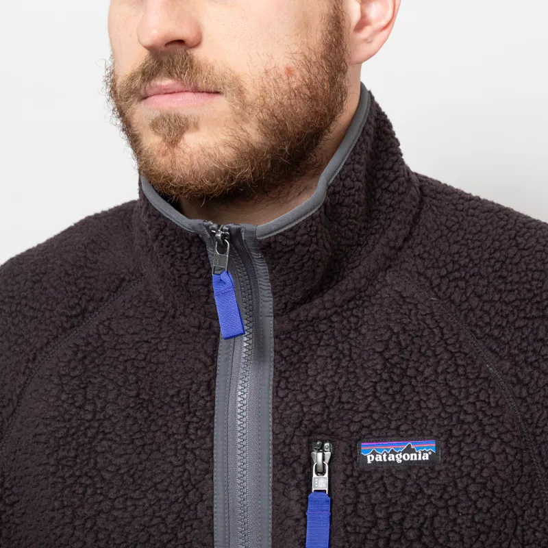 Patagonia Retro Pile Fleece Jacket Black Forge Grey-6