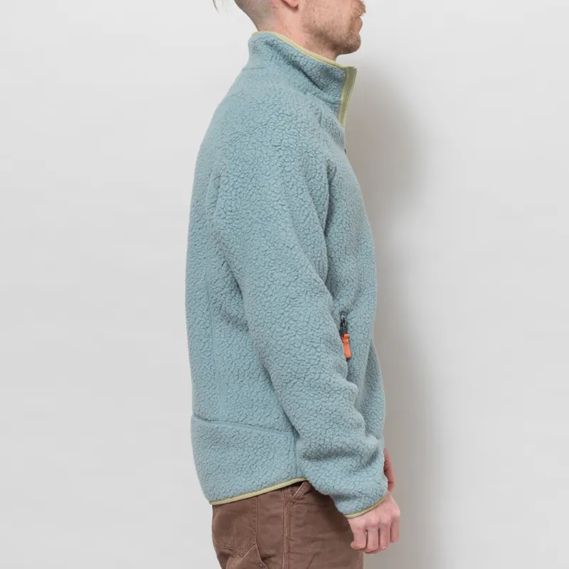 Patagonia Retro Pile Fleece Jacket Blue Sage-4