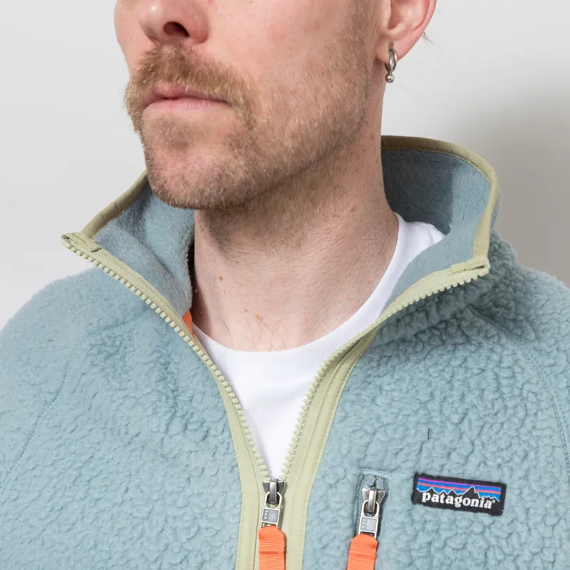 Patagonia Retro Pile Fleece Jacket Blue Sage-6