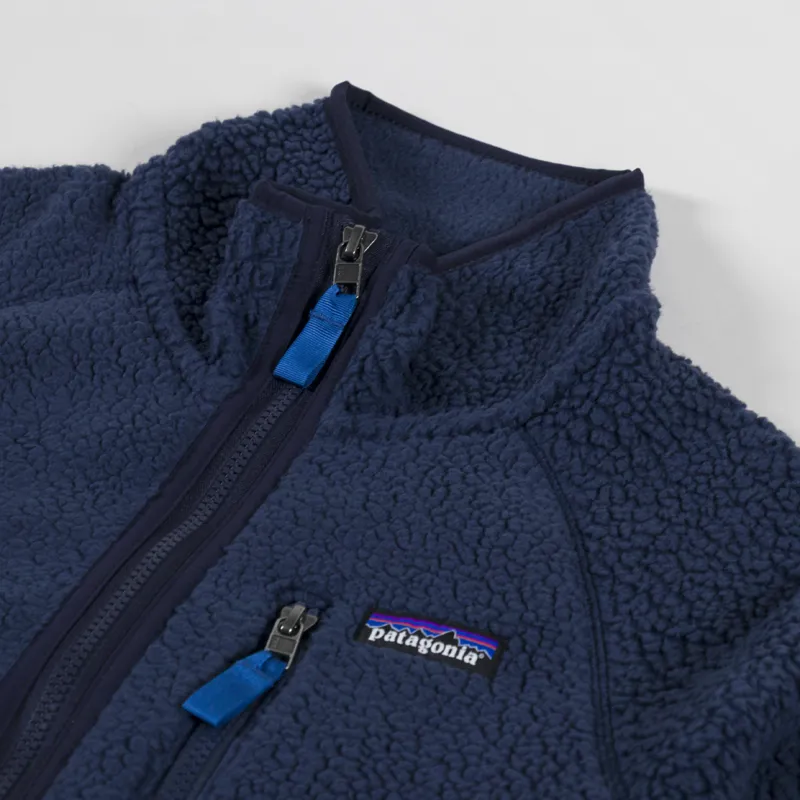 Patagonia Retro Pile Fleece Jacket New Navy Sunken Blue-4
