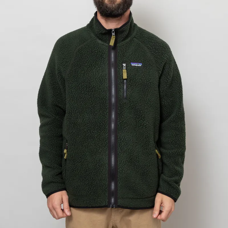 Patagonia Retro Pile Fleece Jacket Old Growth Green