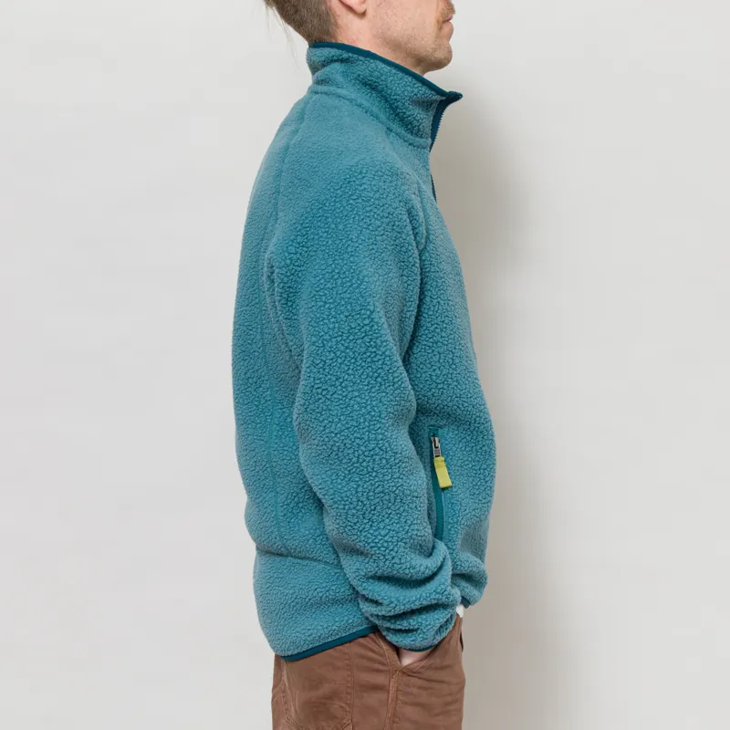Patagonia Retro Pile Fleece Jacket Wetland Blue-4