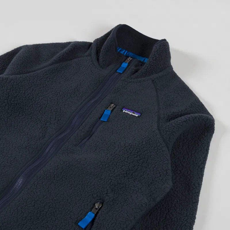 Patagonia Retro Pile Fleece Jacket Pitch Blue Endless Blue-2