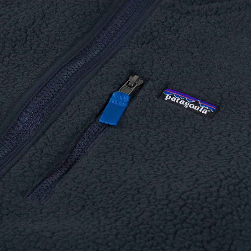 Patagonia Retro Pile Fleece Jacket Pitch Blue Endless Blue-5