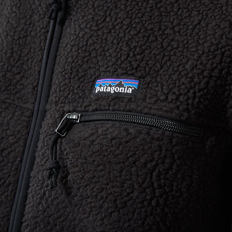 Patagonia Retro Pile Fleece Jacket Black-4