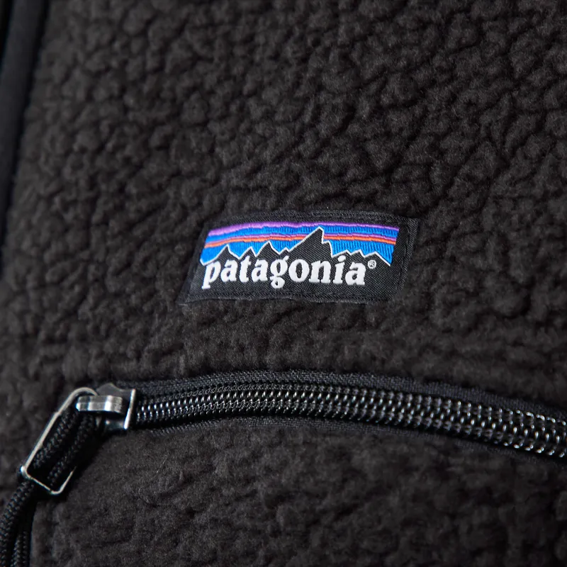 Patagonia Retro Pile Fleece Jacket Black-5