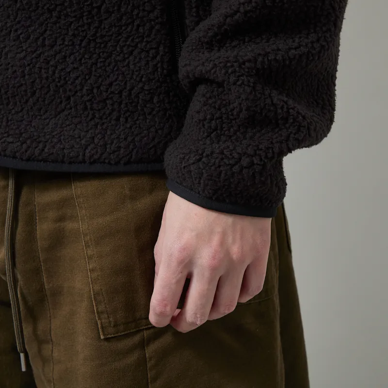Patagonia Retro Pile Fleece Jacket Black-7