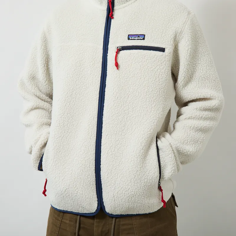 Patagonia Retro Pile Fleece Jacket Pelican-8
