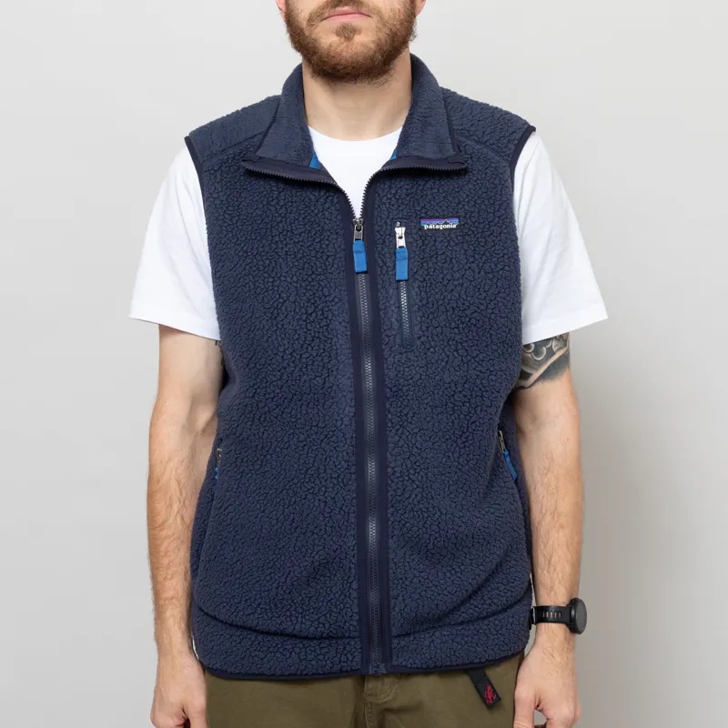Patagonia Retro Pile Vest New Navy Sunken Blue