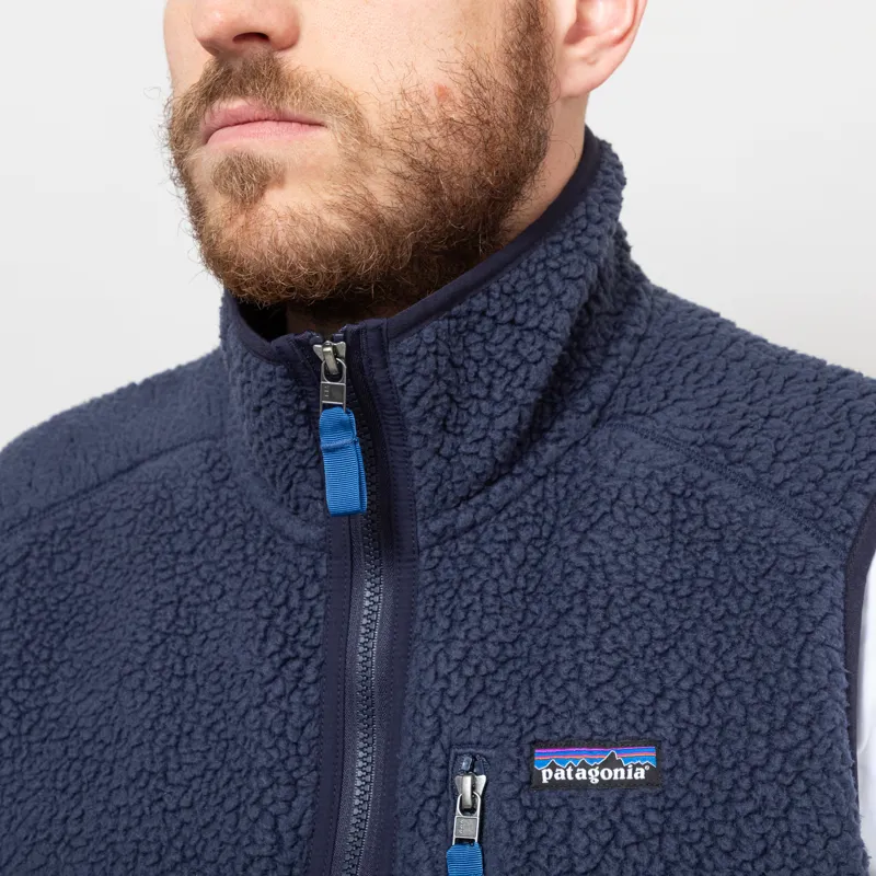 Patagonia Retro Pile Vest New Navy Sunken Blue-6