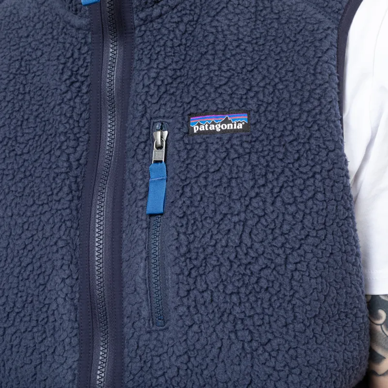 Patagonia Retro Pile Vest New Navy Sunken Blue-7