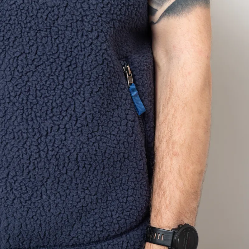 Patagonia Retro Pile Vest New Navy Sunken Blue-9