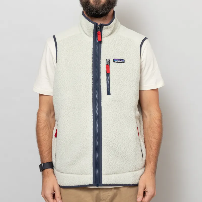 Patagonia Retro Pile Vest Pelican Smolder Blue