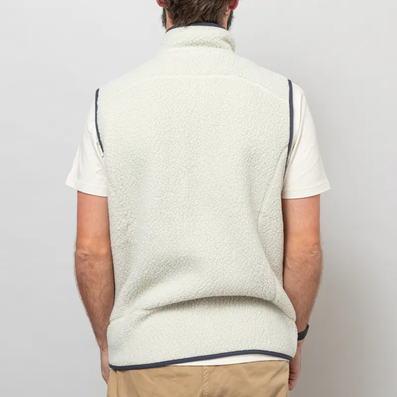 Patagonia Retro Pile Vest Pelican Smolder Blue-3
