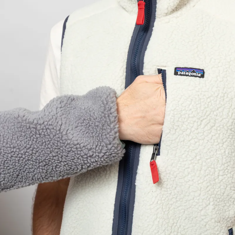 Patagonia Retro Pile Vest Pelican Smolder Blue-7