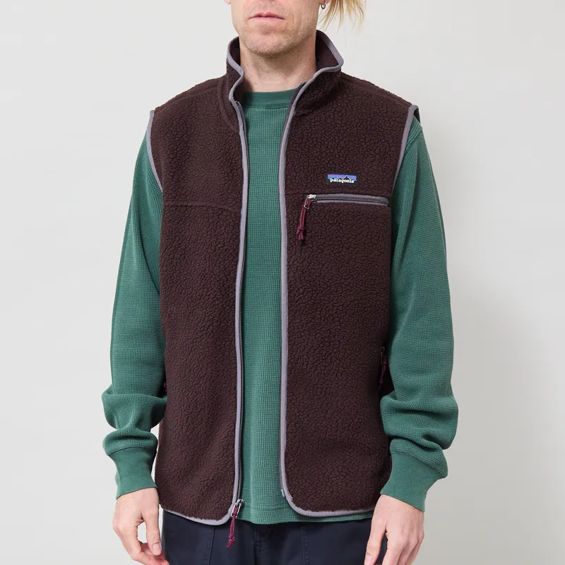 Patagonia Retro Pile Vest Den Brown