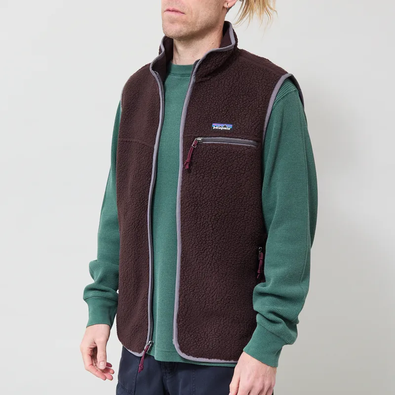 Patagonia Retro Pile Vest Den Brown-1