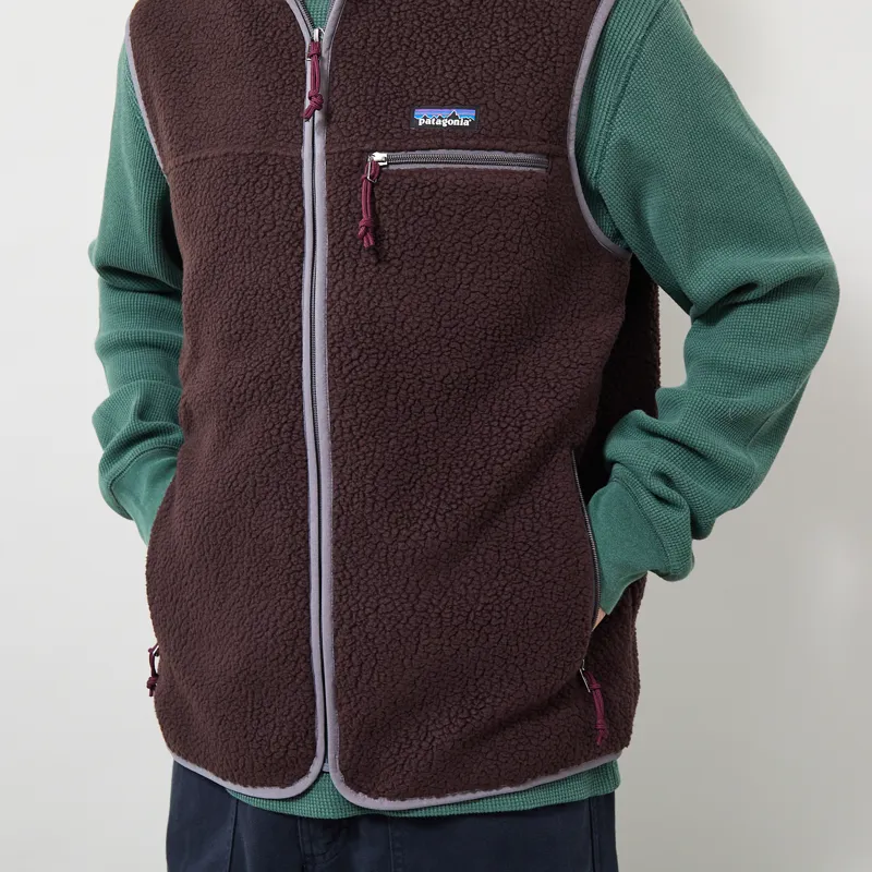 Patagonia Retro Pile Vest Den Brown-7