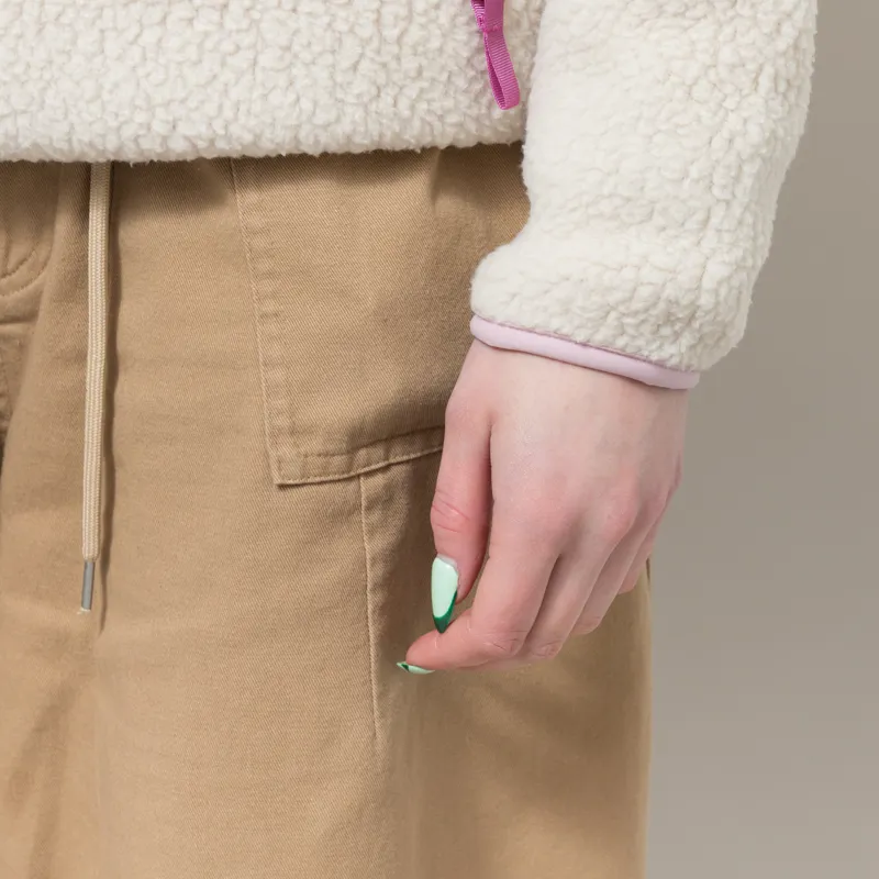 Patagonia Womens Retro Pile Fleece Marsupial Pullover Dark Natural-6