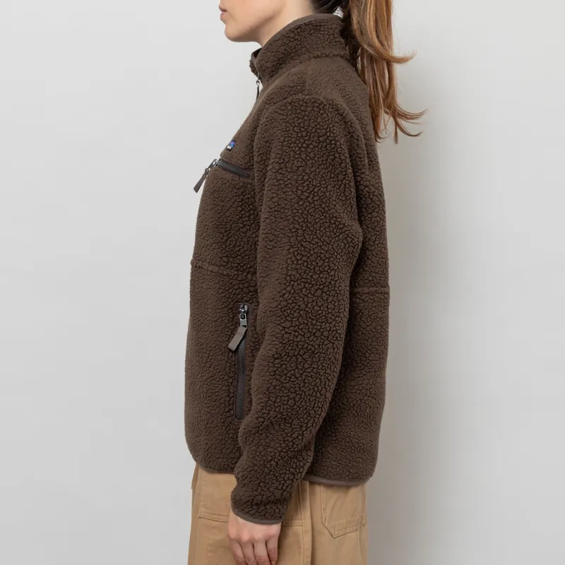 Patagonia Womens Retro Pile Fleece Marsupial Pullover Otter Brown-2
