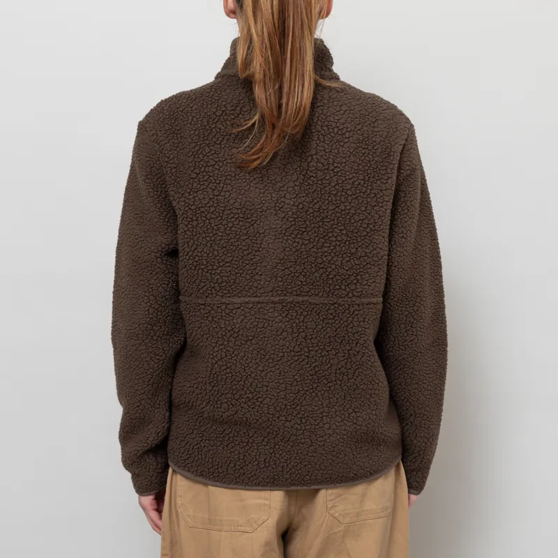 Patagonia Womens Retro Pile Fleece Marsupial Pullover Otter Brown-3