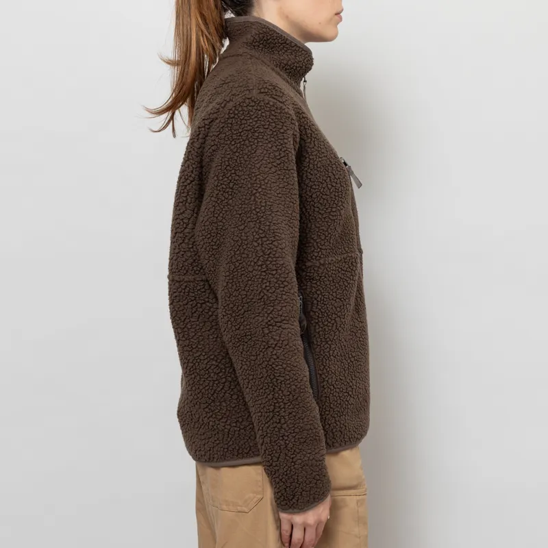 Patagonia Womens Retro Pile Fleece Marsupial Pullover Otter Brown-4
