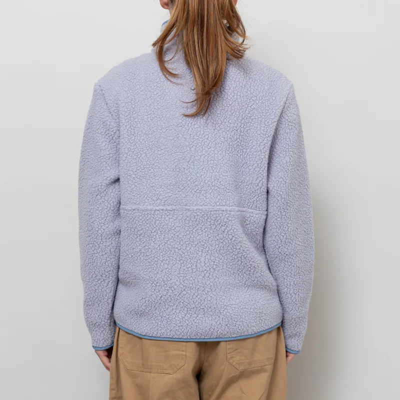 Patagonia Womens Retro Pile Fleece Marsupial Pullover Permafrost Purple-3