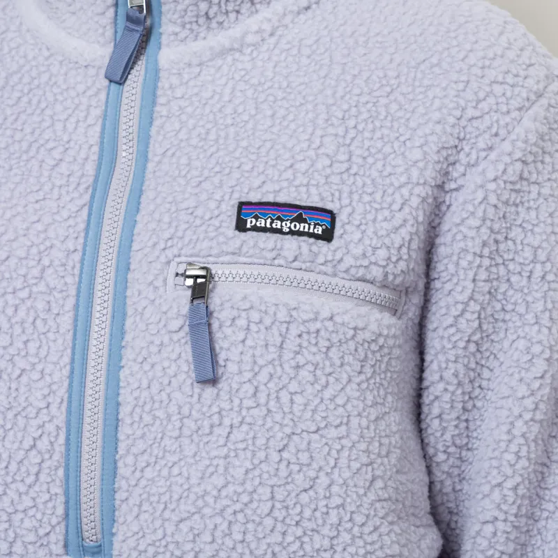 Patagonia Womens Retro Pile Fleece Marsupial Pullover Permafrost Purple-6