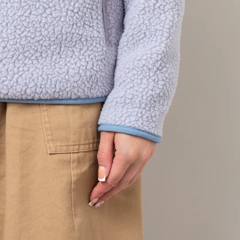 Patagonia Womens Retro Pile Fleece Marsupial Pullover Permafrost Purple-8