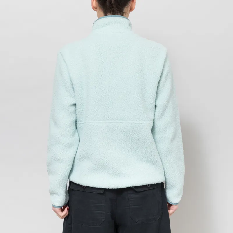 Patagonia Womens Retro Pile Fleece Marsupial Pullover Thin Ice-3