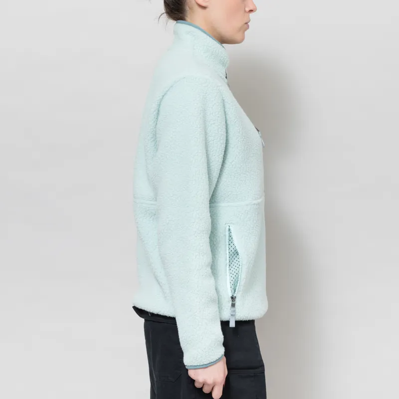 Patagonia Womens Retro Pile Fleece Marsupial Pullover Thin Ice-4