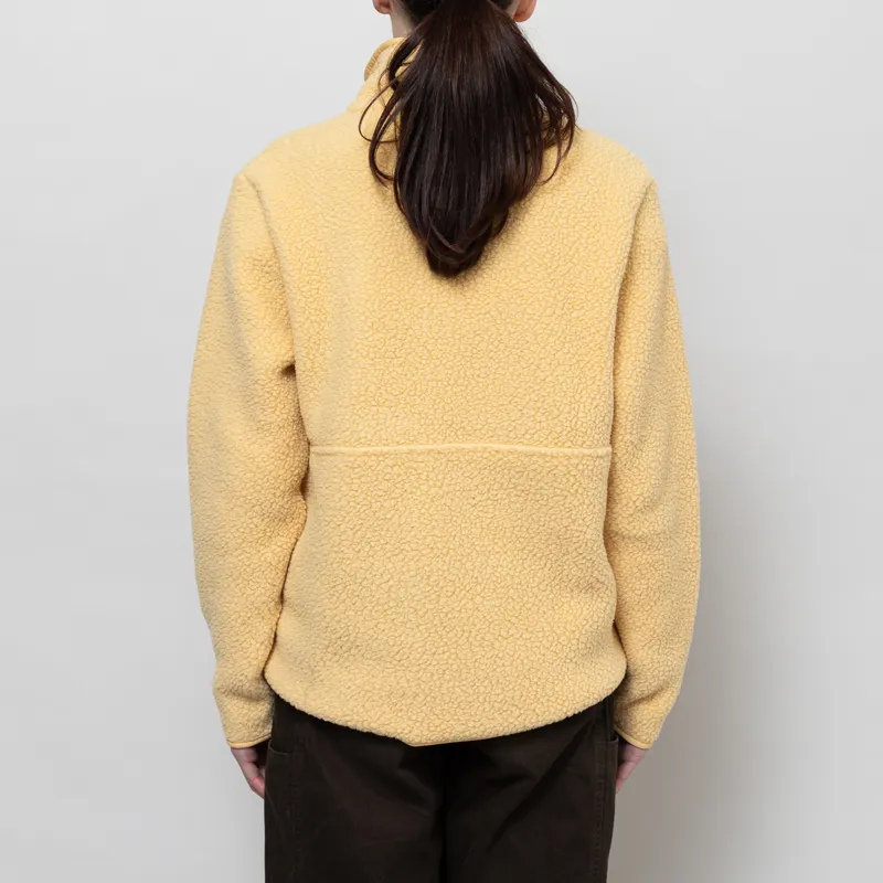 Patagonia Womens Retro Pile Fleece Marsupial Pullover Beeswax-3