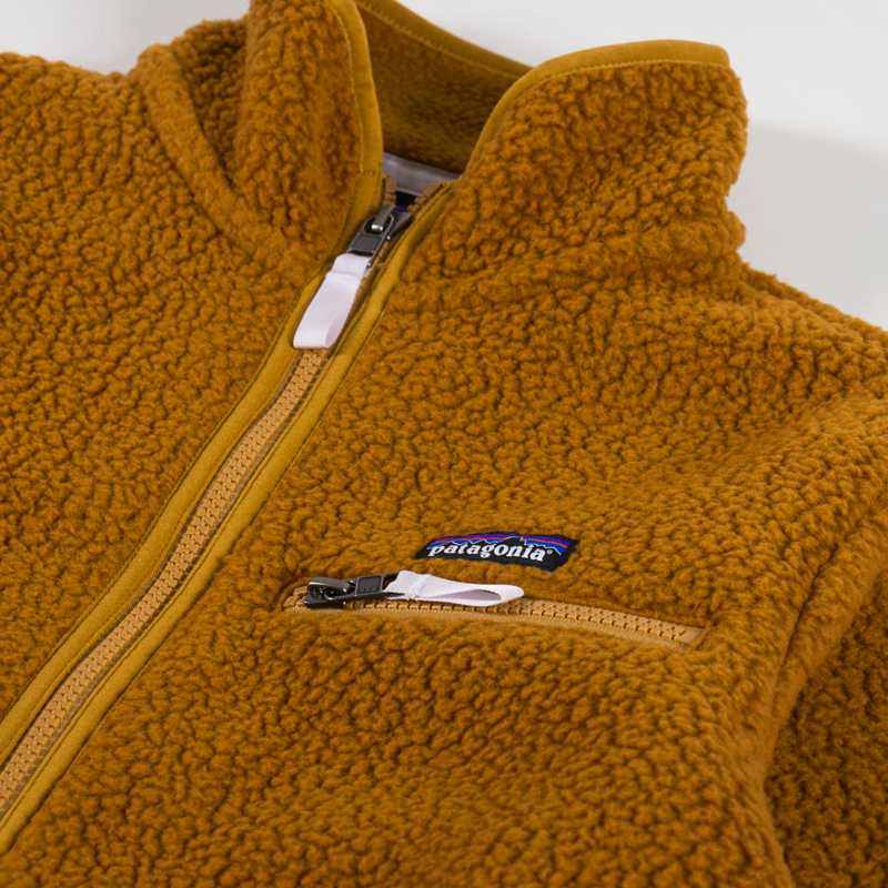 Patagonia Womens Retro Pile Fleece Marsupial Shelter Brown-4