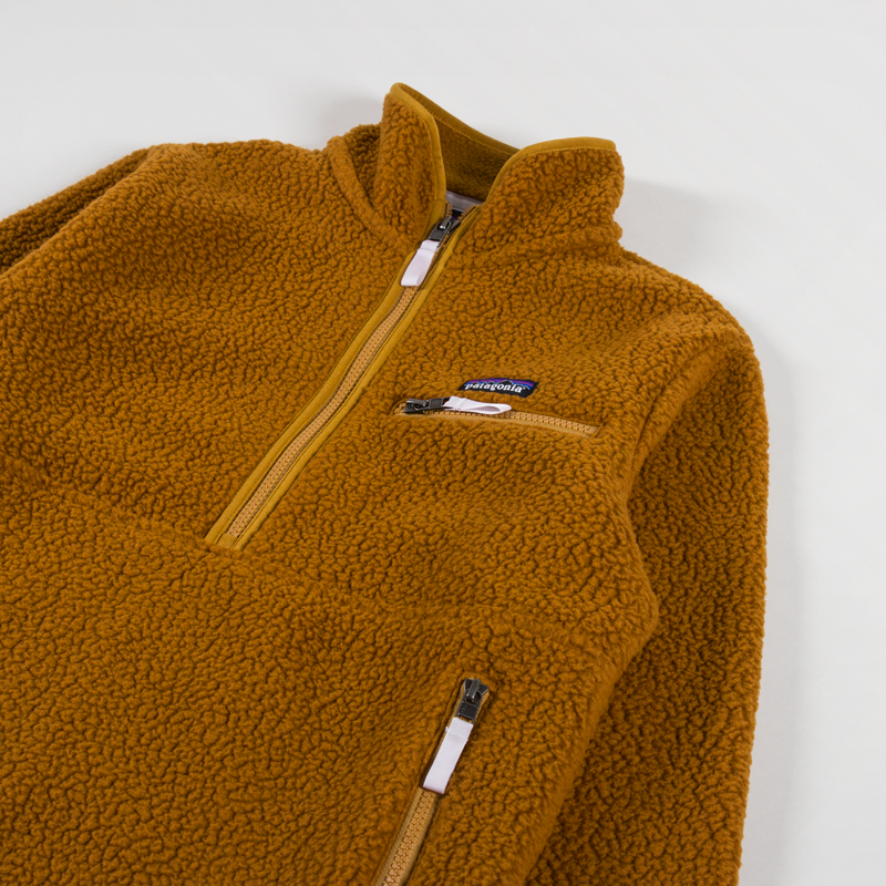 Patagonia Womens Retro Pile Fleece Marsupial Shelter Brown-2