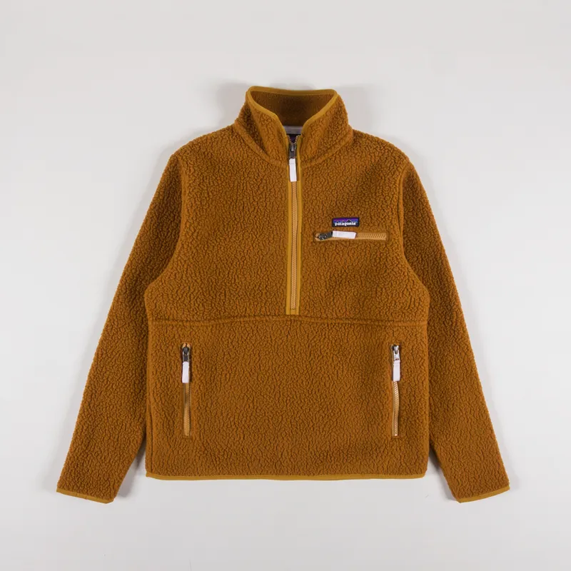 Patagonia Womens Retro Pile Fleece Marsupial Shelter Brown